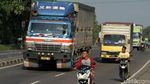 Pemotor Jadi Ujian Sopir Truk di Pantura