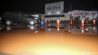 Begini penampakan rest area Km 379A Batang-Semarang, Jawa Tengah. Rabu (6/2/2019).