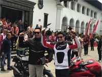 Keseruan Marquez di Bandung: Naik Bandros dan Ketemu Ridwan Kamil