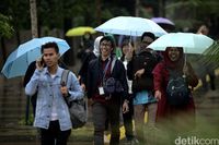 Ilustrasi hujan di Jakarta (Rifkianto Nugroho/detikcom)