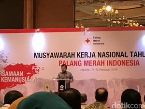 Mukernas PMI 2019, JK Bicara Pentingnya Penanganan Bencana Sampai Tuntas