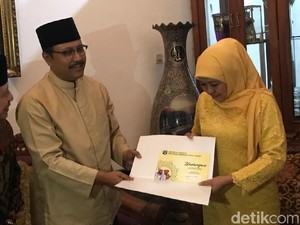 Dikunjungi Gus Ipul, Khofifah: Yo Makmur, Yo Sejahtera
