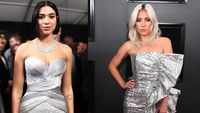 Sexy In Silver! Dua Lipa dan Lady Gaga