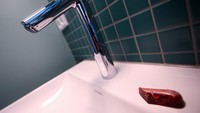 Sampai sabun di washtafelnya saja berbentuk sosis bratwurst (Reuters)  