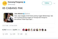 Kaesang Kembali Koreksi Jokowi, Kali Ini Soal Jumlah Gerai Sang Pisang