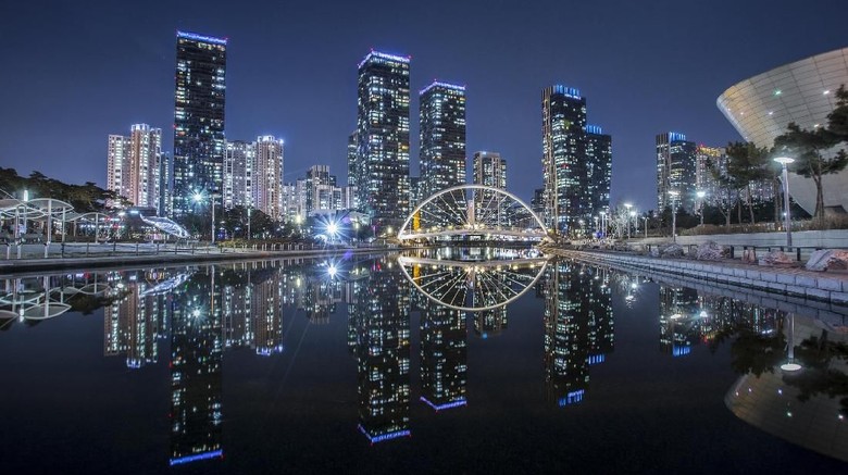 Foto: Pemandangan Songdo Central Park di Incheon (dok KTO) Foto: Pemandangan Songdo Central Park di Incheon (dok KTO)