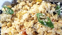 Unik dan enak gaya Banjar. Orak-arik telur dipadu dengan cabai hijau dan kelapa parut. Nyam! Foto : Instagram @banjarkuliner
