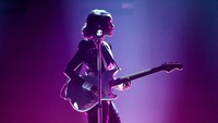 Janelle Monae, juga turut tampil pada malam itu. Kevin Winter/Getty Images for The Recording Academy