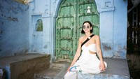Kalau ini di Jodhpur, India. Kota ini berjuluk Blue City karena banyak bangunan berwarna biru (dualipa/Instagram)