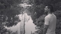 Central Park, taman kota yang luas nan indah di New York. Aguero pun berpose di sana (Instagram/10aguerosergiokun)