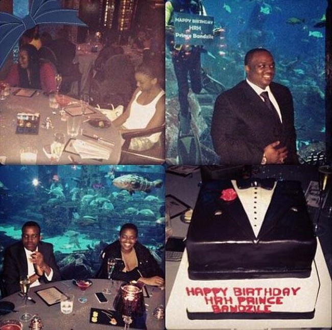 Keluarga Kerajaan Swaziland diketahui pernah menyelenggarakan pesta ulang tahun bawah air. Dikenal sering memamerkan kekayaan mereka di media sosial, keluarga kerajaan Swaziland pernah menggelar pesta ulang tahun bawah air, selalu liburan dengan sangat konsumtif, serta memamerkan koleksi daun emas. Foto: Twitter