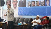 Diskusi tersebut digelar di Seknas Prabowo Sandi, Jalan HOS Cokroaminoto, Menteng, Jakarta Pusat, Selasa (12/2/2019).