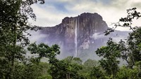 Angel Falls adalah nama air terjun di Venezuela. Disebut-sebut sebagai air terjun tertinggi di dunia yang tingginya mencapai 979 meter (iStock)