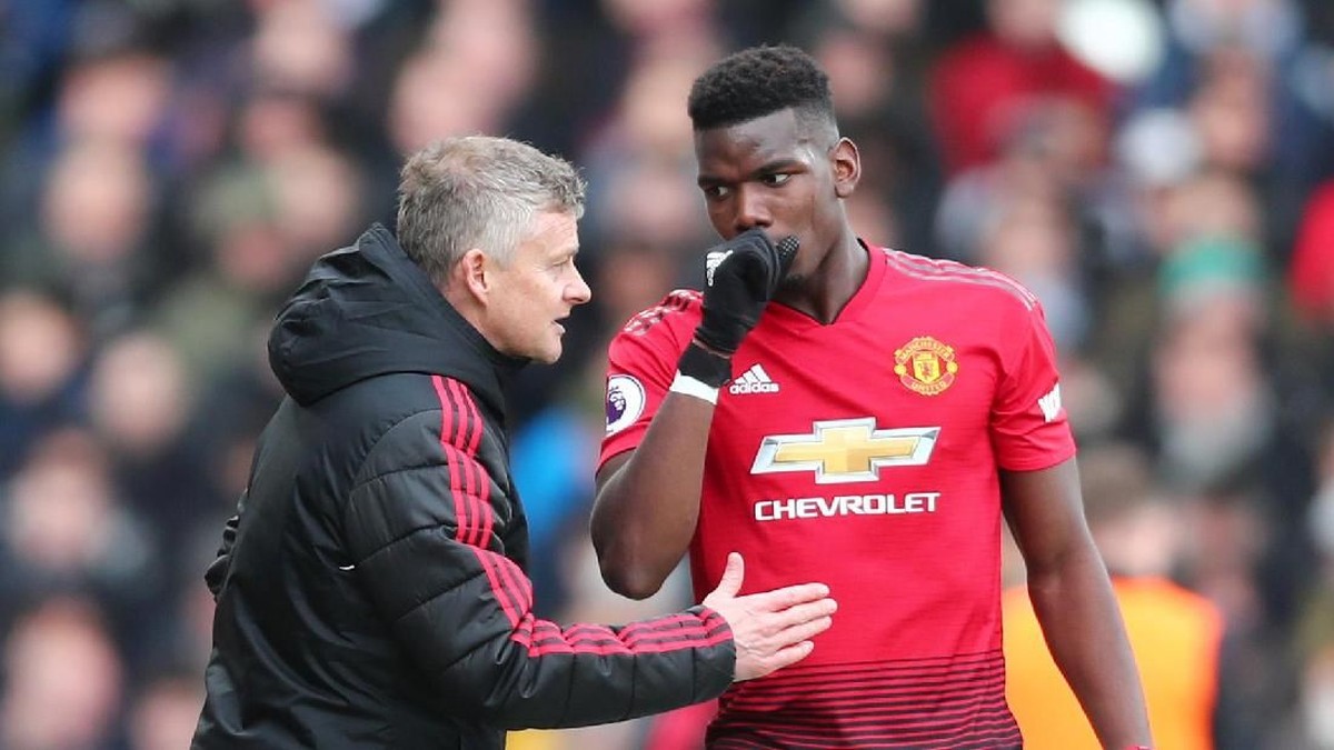 Pemain Manchester United, Paul Pogba. (Foto: Clive Rose/Getty Images)