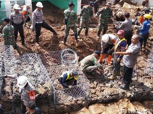 Pemulihan Tanggul Jebol di Pasirjati Ditargetkan Rampung 2 Hari