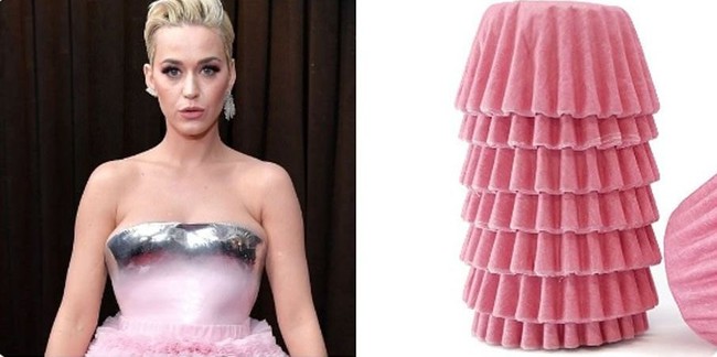 Bagian roknya mirip seperti wadah cupcake warna pink. Foto: Istimewa