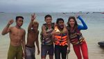 Foto: Gaya Cantik Maria Selena Bertualang di Bali