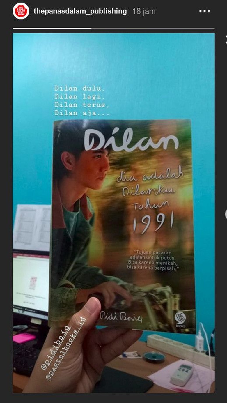 Jelang Tayang, Novel Dilan 1991 Cetak Ulang Bersampul Poster Film Jelang Tayang, Novel Dilan 1991 Cetak Ulang Bersampul Poster Film