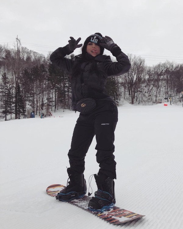 Bersiap buat meluncur di Afton Alps, area wisata ski di Minnesota, AS (jimenasanchezmx/Instagram)
