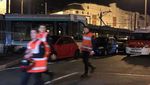 Tabrakan Langka 2 Trem di Pinggiran Paris