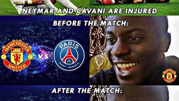 Cederanya Neymar dan Cavani sempat membuat fans MU optimis. Foto: istimewa