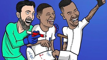 Cedera pemain kunci tak bisa menahan PSG berjaya di kandang MU. Foto: istimewa