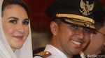 Senyum Semringah Arumi Bachsin saat Dampingi Suaminya Dilantik