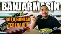 Ke Banjarmasin, vlogger makanan yang populer ini juga cicip soto banjar terenak. Bagaimana ya rasanya? Foto: Instagram @nexcarlos