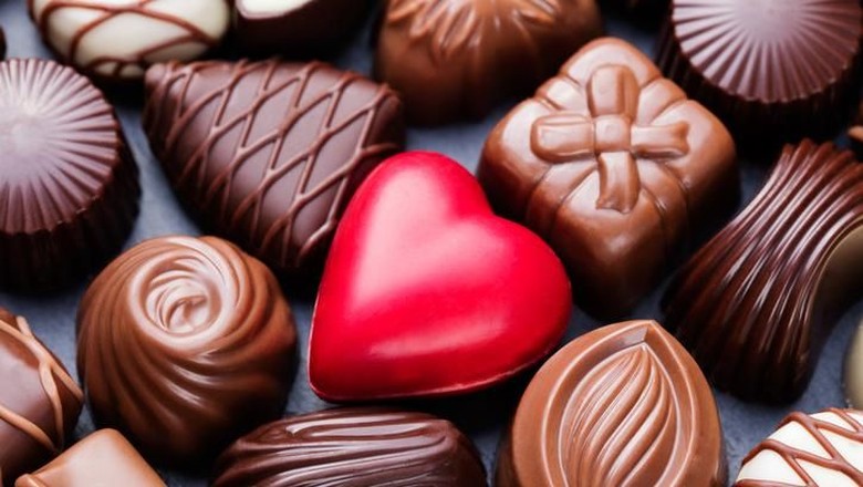 cokelat Valentine cokelat Valentine
