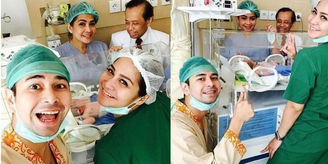 Dalam banyak kesempatan, Nagita Slavina hampir selalu tampil dengan alis terbentuk sempurna dan bulu mata lenting. Tak terkecuali setelah melahirkan dan berfoto dengan bayi Rafathar serta ibunya. Foto: Dok. Instagram