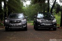 Honda CR-V turbo dan DFSK Glory 580. 