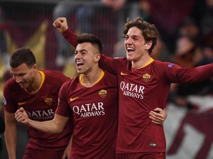 Hasil AS Roma vs FC Porto: Dua Gol Zaniolo Menangkan Serigala 2-1
