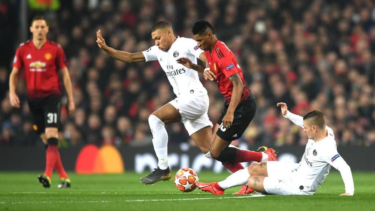 MU kalah 0-2 dari PSG di Old Trafford. (Foto: Michael Regan/Getty Images)