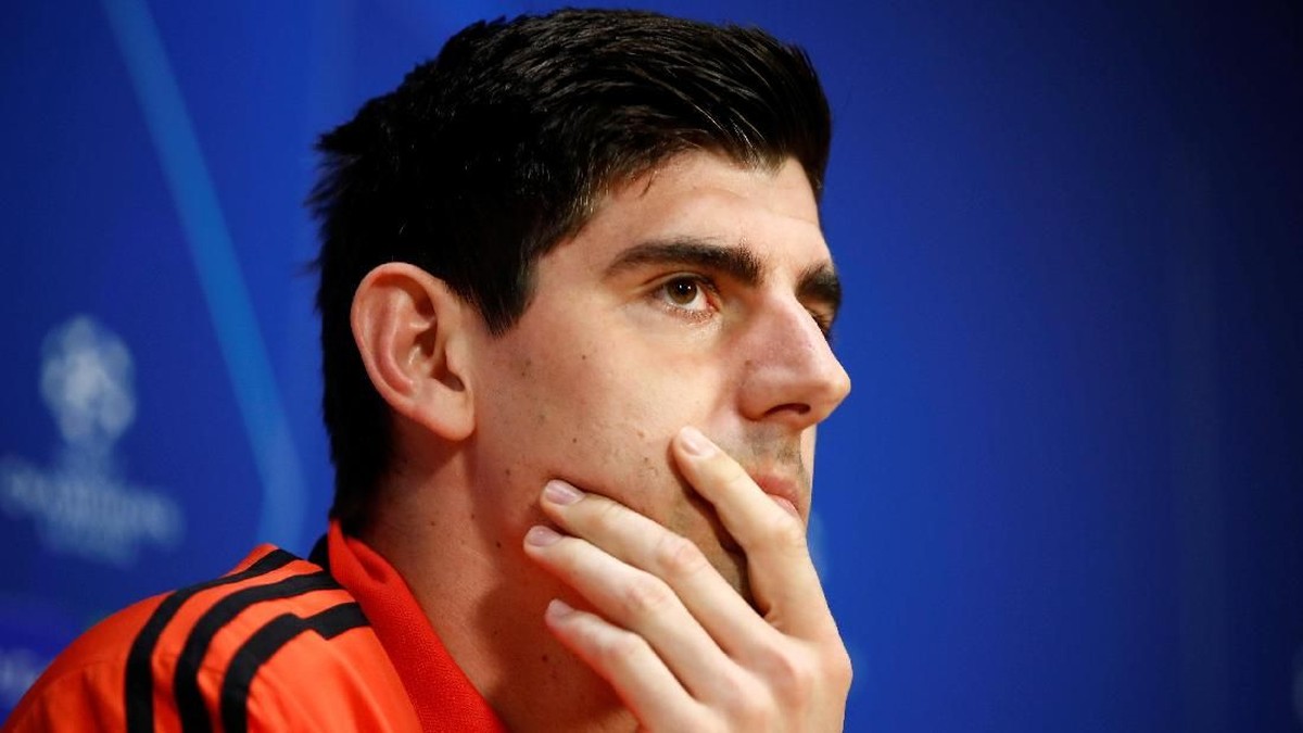 Kiper Real Madrid Thibaut Courtois. (Foto: Wolfgang Rattay/Reuters)