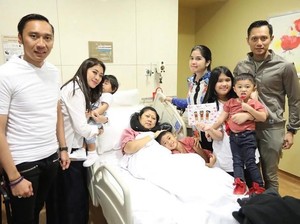 Ani Yudhoyono Dirawat di Singapura, Ibas-AHY Gantian Kampanye Demokrat