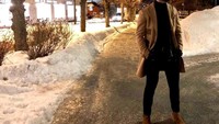 Sedangkan ini saat menikmati salju di Oslo, Norwegia. (shahzad_noor/Instagram)