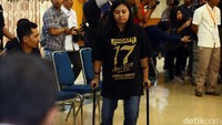Sekitar 200 penyandang disabilitas hadir untuk mengikuti kegiatan simulasi pemilu tersebut.