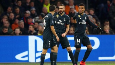 Madrid Menangi Laga Sulit di Johan Cruyff Arena