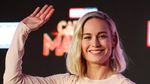 Senyum Manis dan Tawa Brie Larson bersama Cast Captain Marvel