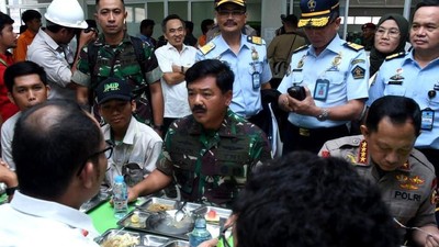 Momen Panglima TNI Tinjau Kondisi Keamanan di Morowali