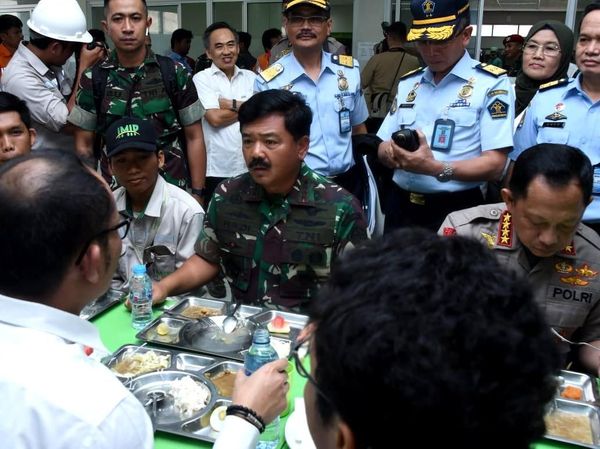 Momen Panglima TNI Tinjau Kondisi Keamanan di Morowali