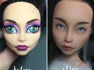 Unik! Seniman Ukraina Ini Buat Boneka Tanpa Makeup
