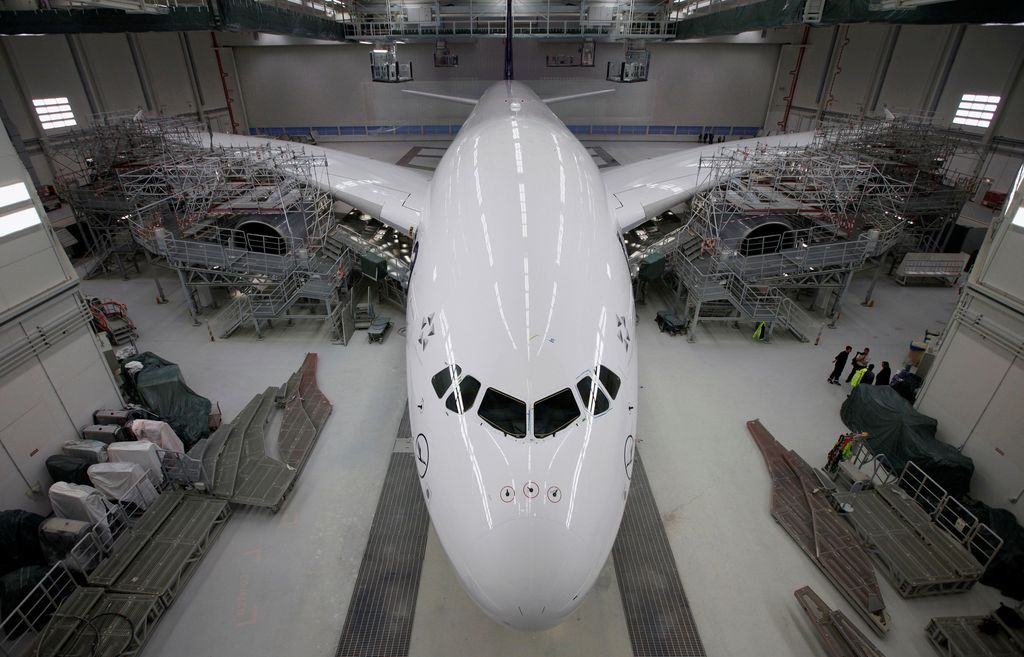 Produksi Pesawat A380 Stop Produksi. (REUTERS/Christian Charisius)