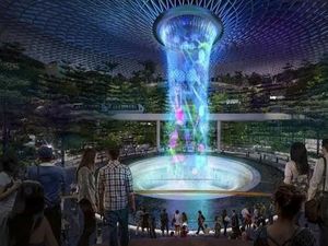 Air Terjun Indoor Tertinggi Sedunia Siap Dibuka Sebentar Lagi