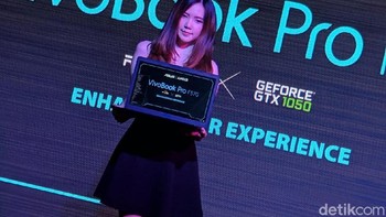 Asus VivoBook Pro F570 mengedepankan performa. (Foto: detikINET/Adi Fida Rahman)