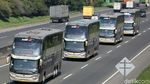 Wuss... Bus Tingkat Trans Jawa Tancap Gas 120 Km/Jam