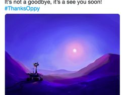 Netizen Ucap Selamat Jalan, Opportunity: Sampai Jumpa di Mars
