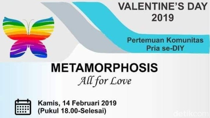 Heboh Acara Valentine Komunitas Pria Se Diy Di Sleman