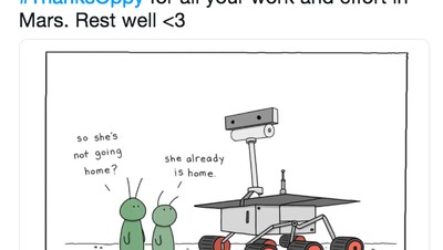 Netizen Ucap Selamat Jalan, Opportunity: Sampai Jumpa di Mars