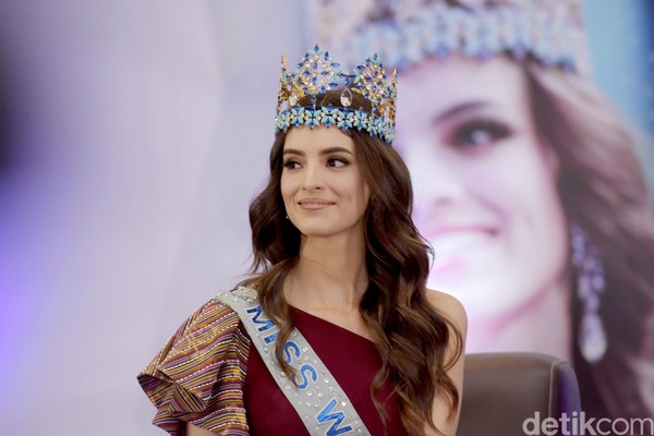 Vanessa Ponce, begitu sapaannya. Wanita kelahiran tahun 1992 ini adalah wanita pertama Meksiko yang menyabet gelar Miss World 2018 Noel/detikFoto